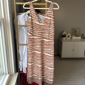 Animal Print Midi Dress